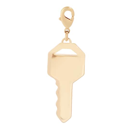 Skull Key Austrian Crystal Charm by Bead Landing™